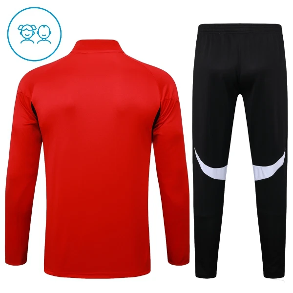 Liverpool Felpe da Allenamento Bambino 1/4-Zip 2024/25 Rossa