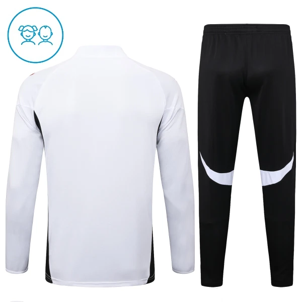 Liverpool Felpe da Allenamento Bambino 1/4-Zip 2025-26 Bianca
