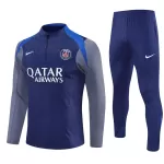 Paris Saint-Germain Felpe da Allenamento Uomo 1/4-Zip 2025-26 Navy