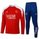 Paris Saint-Germain Felpe da Allenamento Uomo 1/4-Zip 2025-26 Rossa Paris Saint-Germain Felpe da Allenamento Uomo 1/4-Zip 2025-26 Rossa