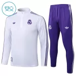 Real Madrid Felpe da Allenamento Bambino 1/4-Zip 2025-26 Bianca
