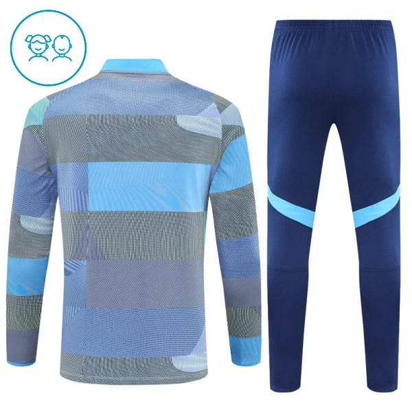 Real Madrid Felpe da Allenamento Bambino 1/4-Zip 2025-26 Blu