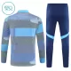 Real Madrid Felpe da Allenamento Bambino 1/4-Zip 2025-26 Blu