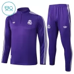 Real Madrid Felpe da Allenamento Bambino 1/4-Zip 2025-26 Viola