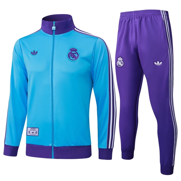 Real Madrid Tute da giacca da allenamento Uomo 2025-26 Blu Real Madrid Tute da giacca da allenamento Uomo 2025-26 Blu