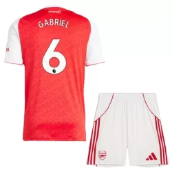 Completo calcio Arsenal Gabriel 6 Bambino Primo 2025-26 Completo calcio Arsenal Gabriel 6 Bambino Primo 2025-26
