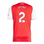 Maglia Arsenal Saliba 2 Uomo Primo 2025-26