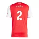Maglia Arsenal Saliba 2 Uomo Primo 2025-26 Maglia Arsenal Saliba 2 Uomo Primo 2025-26