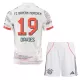 Completo calcio FC Bayern Monaco Alphonso Davies 19 Bambino Secondo 2025-26