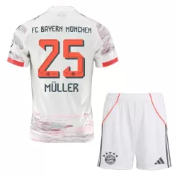 Completo calcio FC Bayern Monaco Thomas Müller 25 Bambino Secondo 2025-26 Completo calcio FC Bayern Monaco Thomas Müller 25 Bambino Secondo 2025-26
