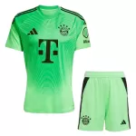 Completo calcio Portiere FC Bayern Monaco Bambino 2025-26 Verde