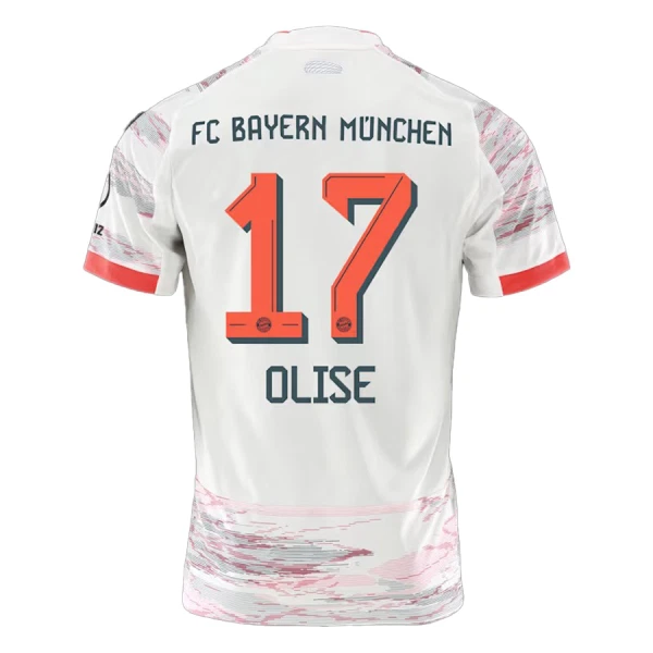 Maglia FC Bayern Monaco Olise 17 Uomo Secondo 2025-26 Maglia FC Bayern Monaco Olise 17 Uomo Secondo 2025-26
