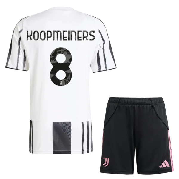 Completo calcio Juventus Koopmeiners 8 Bambino Primo 2025-26 Completo calcio Juventus Koopmeiners 8 Bambino Primo 2025-26