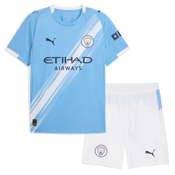 Completo calcio Manchester City Bambino Primo 2025-26 Completo calcio Manchester City Bambino Primo 2025-26