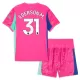 Completo calcio Portiere Manchester City Ederson M. 31 Bambino 2025-26 Rosa Completo calcio Portiere Manchester City Ederson M. 31 Bambino 2025-26 Rosa