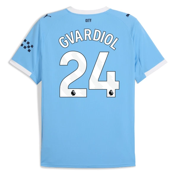 Maglia Manchester City Gvardiol 24 Uomo Primo 2025-26 Maglia Manchester City Gvardiol 24 Uomo Primo 2025-26