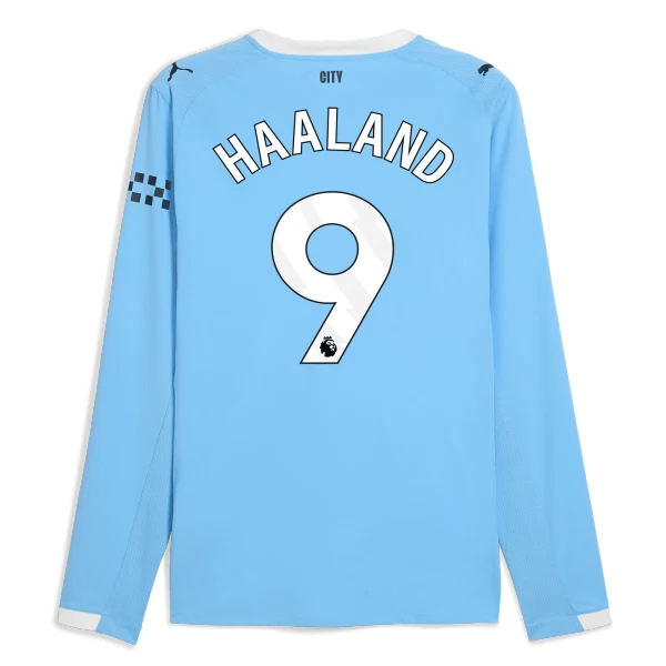Maglia Manchester City Haaland 9 Uomo Primo 2025-26 Maniche Lunghe Maglia Manchester City Haaland 9 Uomo Primo 2025-26 Maniche Lunghe