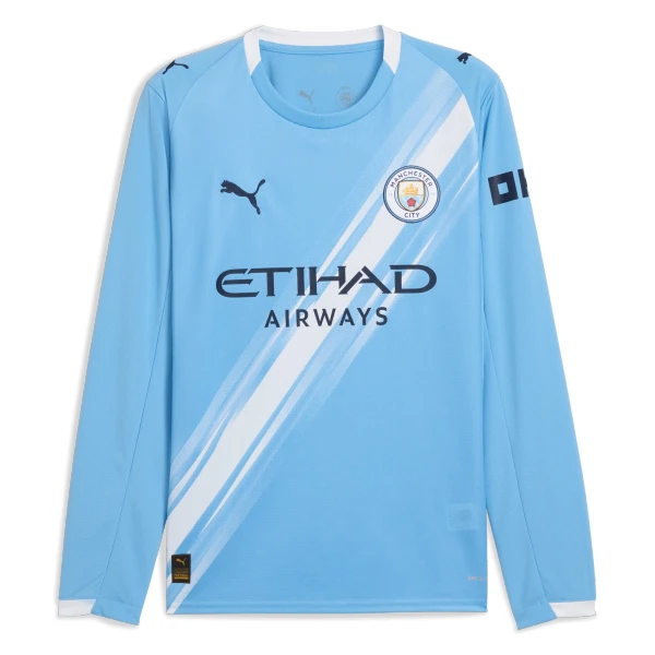Maglia Manchester City Haaland 9 Uomo Primo 2025-26 Maniche Lunghe