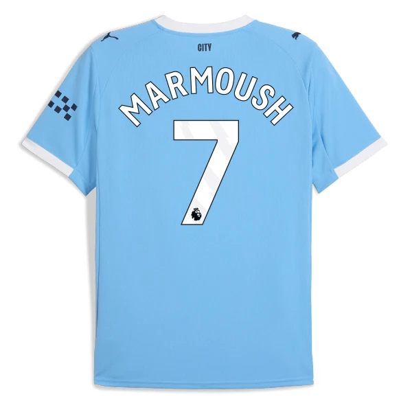 Maglia Manchester City Marmoush 7 Uomo Primo 2025-26 Maglia Manchester City Marmoush 7 Uomo Primo 2025-26