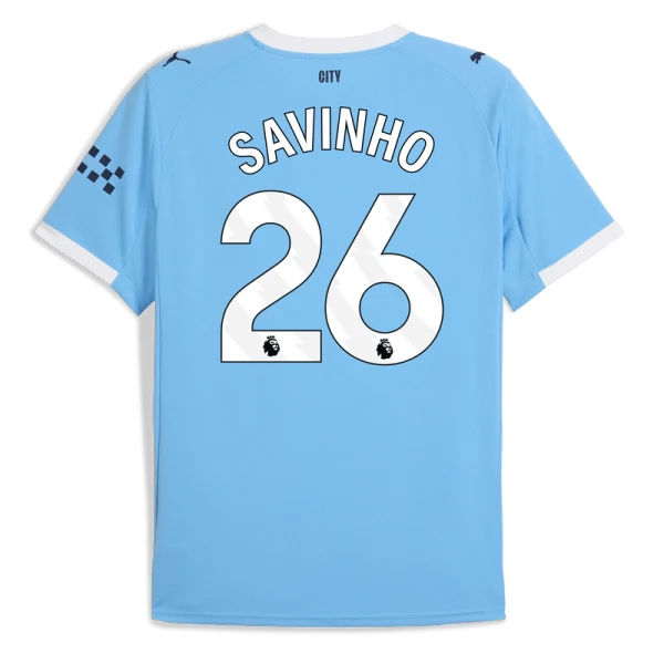 Maglia Manchester City Savinho 26 Uomo Primo 2025-26