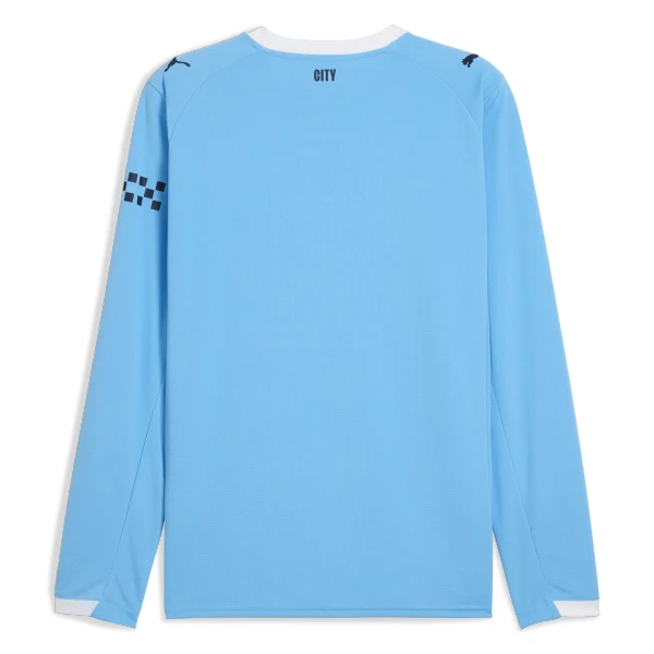 Maglia Manchester City Uomo Primo 2025-26 Maniche Lunghe