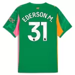 Maglia Portiere Manchester City Ederson M. 31 Uomo 2025-26 Verde