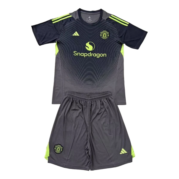 Completo calcio Portiere Manchester United Bambino 2025-26 Nera Completo calcio Portiere Manchester United Bambino 2025-26 Nera