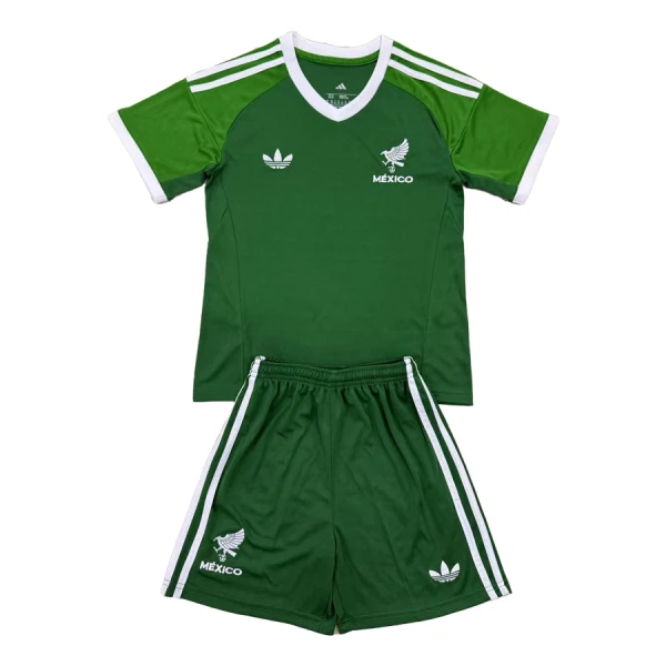 Completo calcio Portiere Messico Bambino 2025 Verde Completo calcio Portiere Messico Bambino 2025 Verde