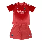 Completo calcio Portiere Real Madrid Bambino 2025-26 Rossa