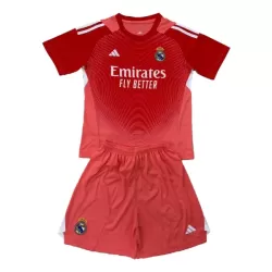 Completo calcio Portiere Real Madrid Bambino 2025-26 Rossa Completo calcio Portiere Real Madrid Bambino 2025-26 Rossa