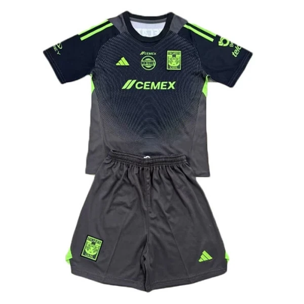 Completo calcio Portiere Tigres UANL Bambino 2025-26 Nera Completo calcio Portiere Tigres UANL Bambino 2025-26 Nera