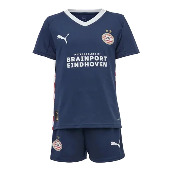 Completo calcio PSV Eindhoven Bambino Secondo 2025-26 Completo calcio PSV Eindhoven Bambino Secondo 2025-26