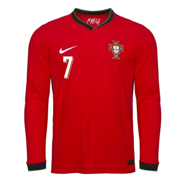 Maglia Portogallo Ronaldo 7 Uomo Primo 2025 Maniche Lunghe