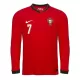Maglia Portogallo Ronaldo 7 Uomo Primo 2025 Maniche Lunghe