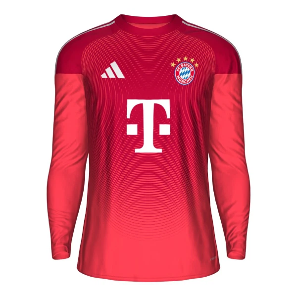 Maglia Portiere FC Bayern Monaco Uomo 2025-26 Rossa Maniche Lunghe Maglia Portiere FC Bayern Monaco Uomo 2025-26 Rossa Maniche Lunghe