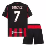 Completo calcio AC Milan Gimenez 7 Bambino Primo 2025-26
