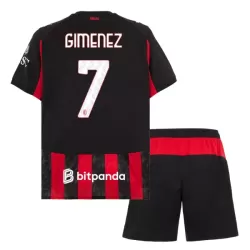 Completo calcio AC Milan Gimenez 7 Bambino Primo 2025-26
