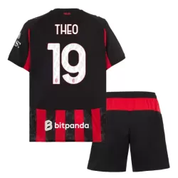 Completo calcio AC Milan Theo 19 Bambino Primo 2025-26 Completo calcio AC Milan Theo 19 Bambino Primo 2025-26