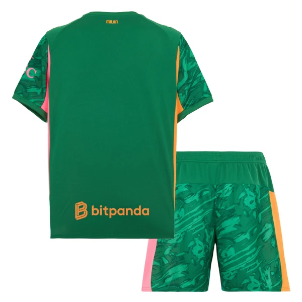 Completo calcio Portiere AC Milan Bambino 2025-26 Verde