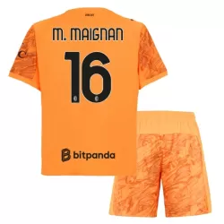 Completo calcio Portiere AC Milan M. Maignan 16 Bambino 2025-26 Arancia