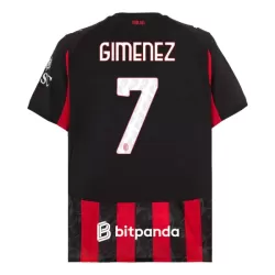 Maglia AC Milan Gimenez 7 Uomo Primo 2025-26