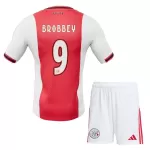 Completo calcio Ajax Amsterdam Brobbey 9 Bambino Primo 2025-26
