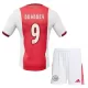 Completo calcio Ajax Amsterdam Brobbey 9 Bambino Primo 2025-26 Completo calcio Ajax Amsterdam Brobbey 9 Bambino Primo 2025-26
