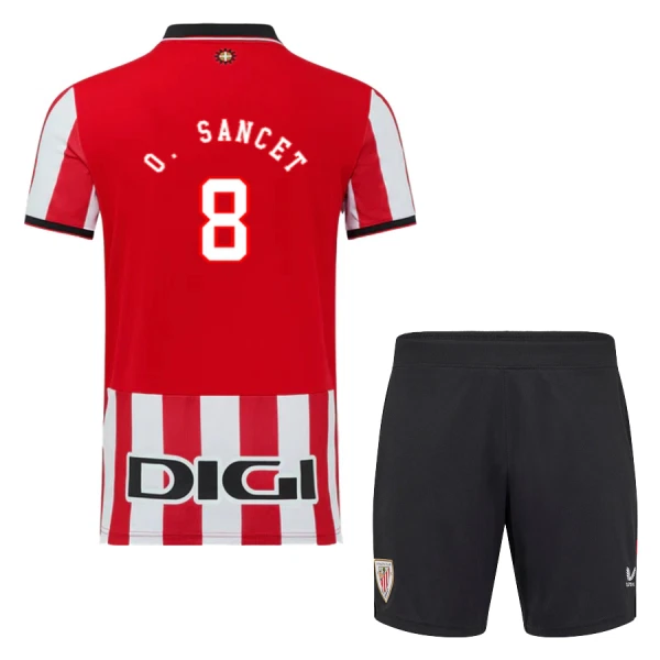 Completo calcio Athletic Bilbao O. Sancet 8 Bambino Primo 2025-26 Completo calcio Athletic Bilbao O. Sancet 8 Bambino Primo 2025-26