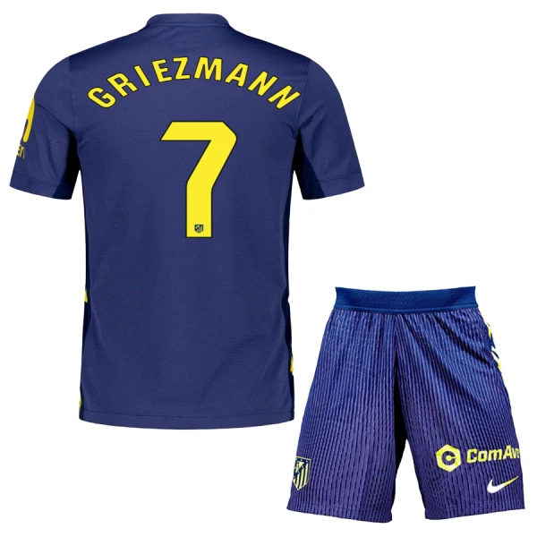 Completo calcio Atlético Madrid Griezmann 7 Bambino Secondo 2025-26