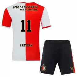Completo calcio Feyenoord Rotterdam Hartman 11 Bambino Primo 2025-26 Completo calcio Feyenoord Rotterdam Hartman 11 Bambino Primo 2025-26