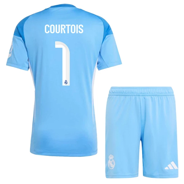 Completo calcio Portiere Real Madrid Courtois 1 Bambino 2025-26