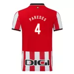 Maglia Athletic Bilbao Paredes 4 Uomo Primo 2025-26