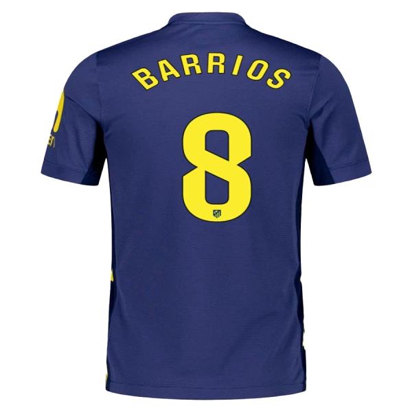 Maglia Atlético Madrid Barrios 8 Uomo Secondo 2025-26