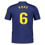Maglia Atlético Madrid Koke 6 Uomo Secondo 2025-26